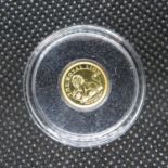 2008 1/8th sovereign 1g Cook Islands uncirculated