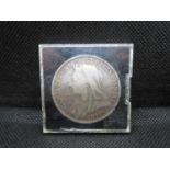 1887 Queen Victoria silver crown