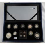 The Queen's 80th Birthday Collection Celebration in Silver 13 Ltd Edition coins all sterling silver