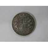 1847 silver crown good condition