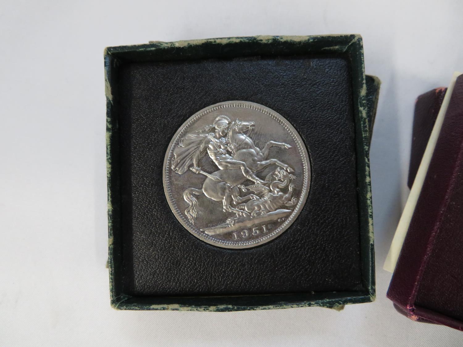 2x Festival of Britain coins boxed - Image 2 of 4