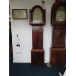 7' Grandfather clock fully working JN Pape, Blyth with original cat gut stringing no worm