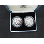 UK 1989 £2 silver proof coin set Bill of Rights