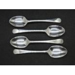 Set of 4x palin old English coffeespoons Sheffield 1971 34g