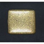 Komei Damascene Japanese makers mark gold inlaid cigarette box