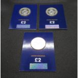 3x Royal Air Force 2016 £2 coins