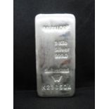 Metalor certified pure silver 1KG bullion bar