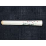 Japanese cheroot holder signed in bone