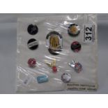 Collection of 10x assorted enameelled motorcycle makers badges