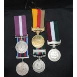 Collection of 5x Asian Military medals