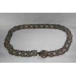 Silver Victorian ladies belt 103g