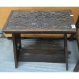 Beautifully carved bench top older than base