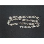HM silver celtic design necklace 32g