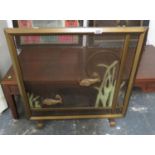 29" x 30" arts and crafts fire screen