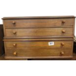 2x sets matching drawers 21" x 6" x11" excellent condition