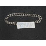 Silver Southern Comfort ingot with chain 42g
