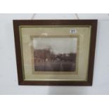 The Barnard Castle Hunt photo framed