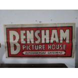 36" x 20" original Bencham Picture House poster