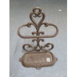 20" Stick stand cast iron