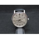 Vintage serviced Omega automatic Seamaster day date 17 jewels calibre 1020 mens watch - lovely