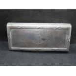 Silver tobacco box 109g