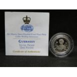 £1 silver Guernsey proof coin
