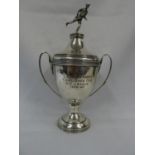 HM silver running trophy 203g