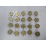 20x old style £1 coins