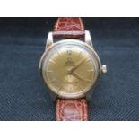 Gent's Vintage Omega Seamaster Bumper Automatic 14ct gold filled case dia. 34.5mm fully working good