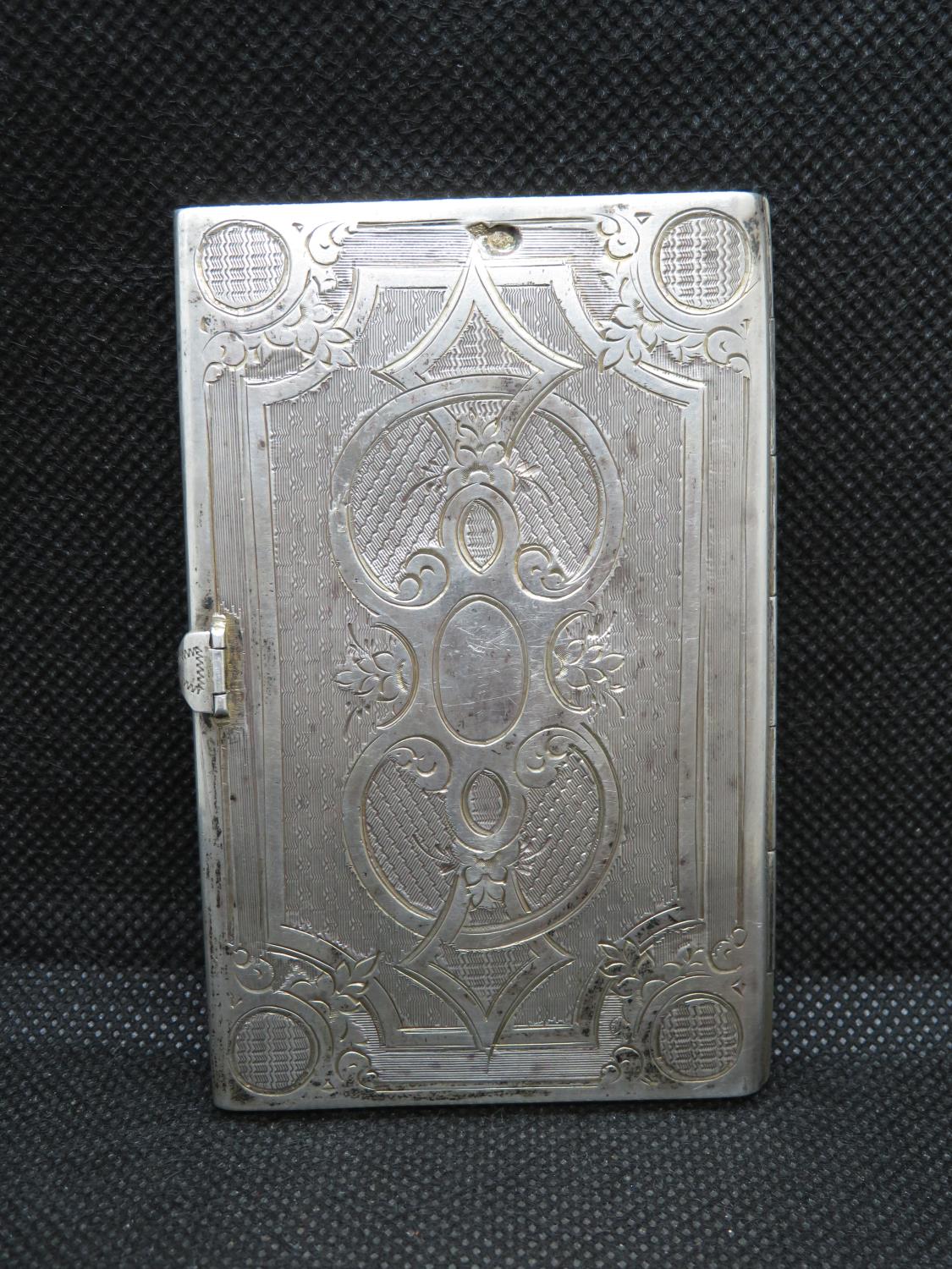 Foreign silver HM with cloisonne enamelled card case 50g - Image 3 of 5