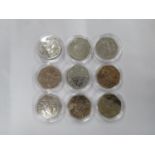 9x Beatrix Potter 50p coins