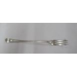 Antique silver pickle fork with wriggle work border Joseph Rodgers and Sons Sheffield 1918 24.3g