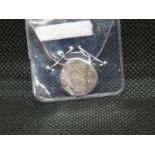 Silver Charles I 2D coin 1640 - 1641