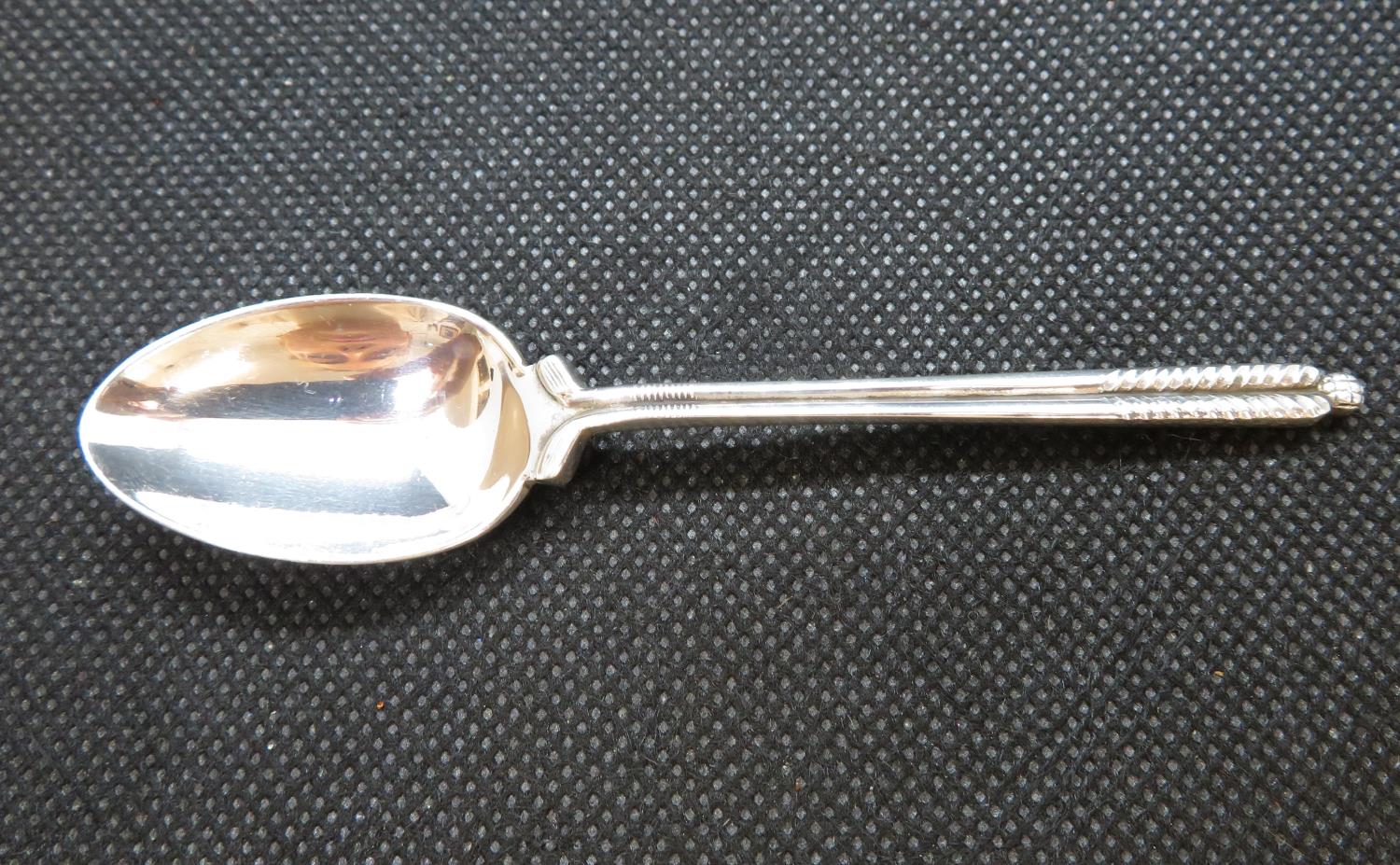 Silver novelty golf spoon Walker and Hamm Sheffield 1961