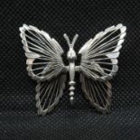 Handmade silver butterfly Tony Shaverin London Silver Vaults fully HM