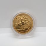 1981 full sovereign mint condition in capsule