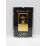 HEIMERLE + MEULA Group 50g fine gold bar 999.9