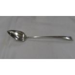 Scottish silver provincial basting spoon by Alexander Campbell of Greenock circa 1790 Celtic point