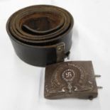 Original German Military belt with buckle good condition