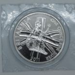 2011 1oz Britannia fine silver coin