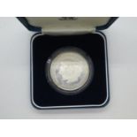 Silver Charles and Diana proof coin in box