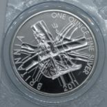 Britannia 2011 1oz 999 fine silver coin
