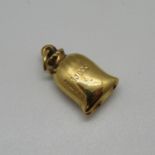 9ct money sack charm approx 1.5g