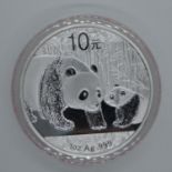 2011 Chinese 1oz 999 silver coin