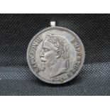 Napoleonic coin holder or snuff 1870