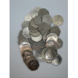 Mixed 50p coins