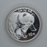 2004 Chinese 1oz 999 silver coin