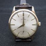 Omega 1952 9ct gold .266 calibre manual winding mens watch