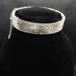 Silver bangle by NC Reading and Co HM Birmingham 1956 excellent condition 17.6g