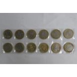 12x £2.00 coins